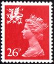 Queen Elizabeth II - Wales - Machin Portrait Type I