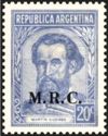 Martín Miguel Juan de Güemes (1785-1821), ovpt. “M.R.C.”