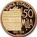 50,000 Lire (100th Anniversary of the Bank of Italy)