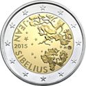 2 Euro (150th Anniversary of the Birth of Jean Sibelius)