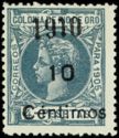 Issue of 1905 Surcharged 1910 and Value
