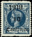 Issue of 1905 Surcharged 1910 and Value