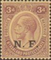 King George V stamps of Nyasaland overprinted