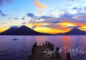 Sunset at Lake Atitlan