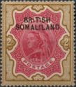 Queen Victoria overprinted