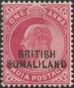 King Edward VII overprinted