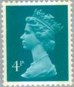 Queen Elizabeth II - 4p Decimal Machin