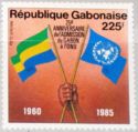 Admission of Gabon to UN, 25th anniversary