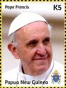 His Holiness Pope Francis (gold border)
