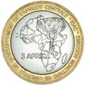 4,500 CFA Francs (3 Africa - 264th Pope John Paul II)