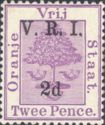Orange tree, overprinted