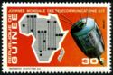 Map of Africa and Satellites