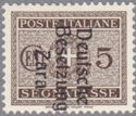 Postage Due Issues Overprints - "Deutsche Besetzung Zara"