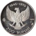 200 Rupiah (25th anniversary of independence)