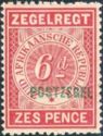 Numeral overprinted "POSTZEGEL"