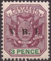 Wagon with One Shaft with V.R.I. Overprint