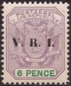 Wagon with One Shaft with V.R.I. Overprint