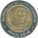 5 Pesos (200 yrs Independence: José MarÃa Cos)