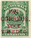 Telegraph stamps surcharged - 12 1/2c on 25c