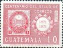 Centenary of Guatemala postage stamp