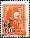 General Jose Artigas (1764-1850) overprinted