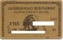 AMERICAN EXPRESS Gold ALPHA CREDIT BANK (03/97)