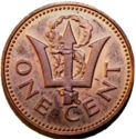 1 Cent (10th Anniversary of Independence)