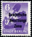 Overprint: Sowjetische Besatzungs Zone