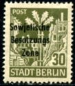 Overprint: Sowjetische Besatzungs Zone