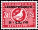 overprint on "3. Volkskongress"