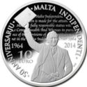 10 Euro (50th Anniversary of Malta Independence)