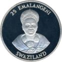 25 Emalangeni (Accession of king Makhosetive)