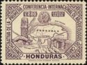 Map of Honduras, cultural heritages from Cop谩n