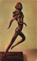Wooden Statuette - "Runner"