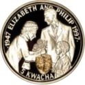 5 Kwacha (Queen golden Wedding Anniversary)