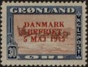 Liberation of Denmark overprint