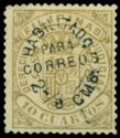 Revenue stamp - black surcharge