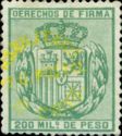 Revenue stamp - yellow surcharge