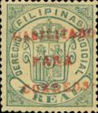 Revenue stamp - red surcharge
