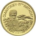200 Francs (75th Birthday American zoologist Dian Fossey)