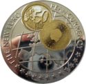 1,000 Shillings (Euro currency - Netherlands 50 Cents)