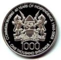 1,000 Shillings (40th Anniversary of Independence)