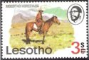 Mosotho horseman - surcharged
