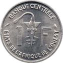 1 CFA Franc (include designer G.B.L. BAZOR)