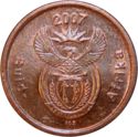 5 Cents (Suid-Afrika - Afrikaans legend)
