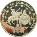 1,000 Pesetas (European Community - 10 Ecu)