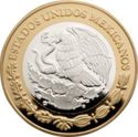 100 Pesos (Moneda republicana, 8 escudos, 1828, tipo de manita)