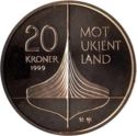 20 Kroner (1000th anniversary of Leif Ericson in Northamerica)