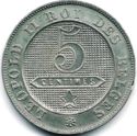 5 Centimes (French legend)