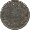 5 Centimes (French legend - diff. lion design)